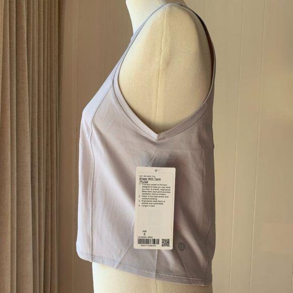 NWT Lululemon Sheer Will Tank Size 6 - Picture 4 of 9